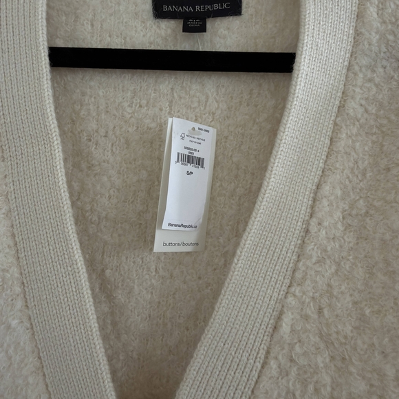 Banana Republic Cream Textured Cardigan - Picture 3 of 3